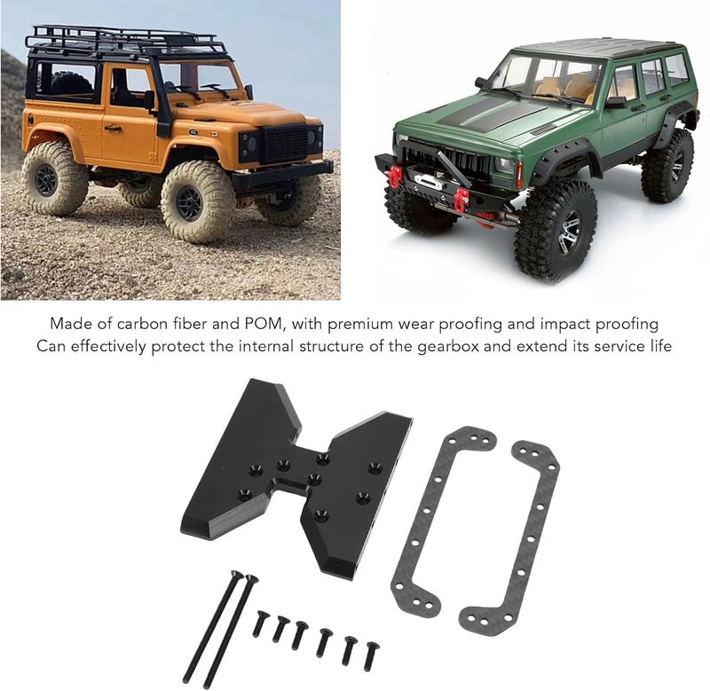 لوحة حماية درع هيكل RC، لوحة انزلاق هيكل RC بديلة لـ Axial Capra 1/10 Crawler ناقل الحركة POM - Image 3