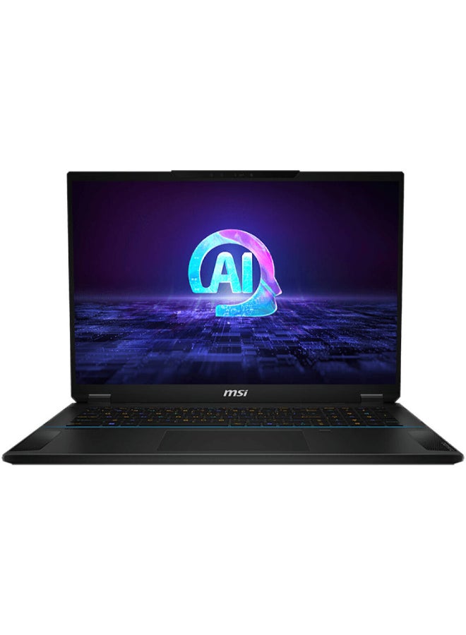 MSI Stealth 18 AI Studio A1V Gaming Laptop With 18-Inch  Display, Core Ultra 9 185H Processor/32GB RAM/1TB SSD/12GB NVIDIA GeForce RTX 4080 Graphics/Windows 11 Home English Black english Black - Image 1