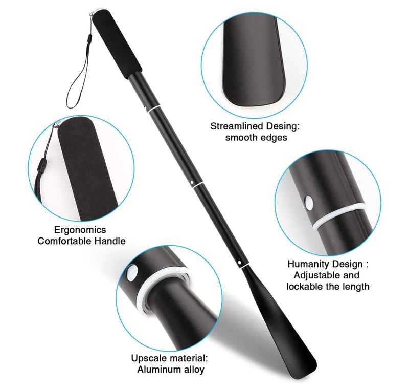 Lify Long Handle Retractable Shoe Horn, 17"-33.5" Plastic Aluminum for Men Women Kids Seniors - Image 3