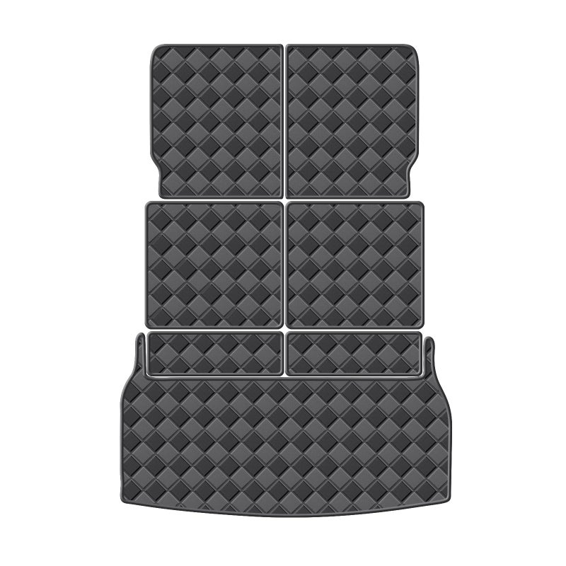 WDYOYS Cargo Mat for 20202025 Lincoln Aviator 6 Seats Trunk Mat 2ND3RD Row Rear Backrest Mat All Weather Rear Cargo Liner Back Seat Cover Protector