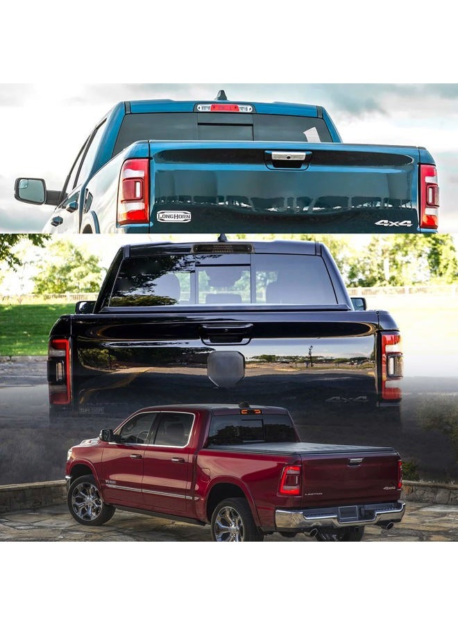 NSLUMO Led Third Brake Light Replacement for 2019 2020 2021 2022 2023 RAM 1500 Pickup Trucks Red LED 3rd Brake Center High Mount Stop Lamp White Cab Cargo Light Smoked Lens Truck Bed CHMSL - Image 5
