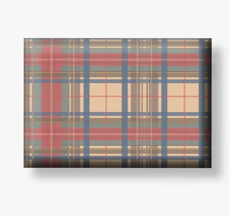 Dovetail Tiffany Square Mistle Toe Bourbon & Tartan Gift Wrapping Papers Combo of 4 Sheets - Image 5