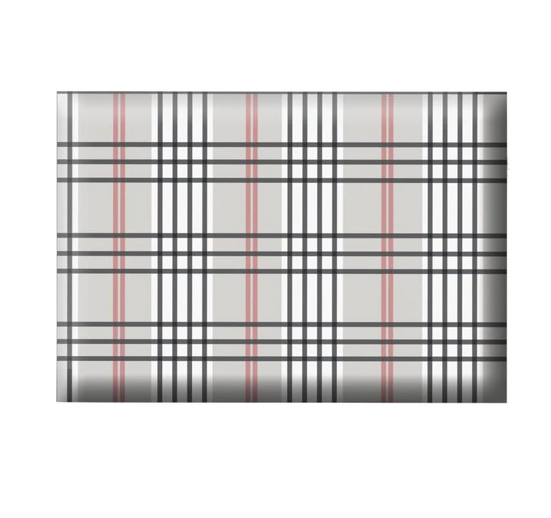Dovetail Tiffany Square Mistle Toe Bourbon & Tartan Gift Wrapping Papers Combo of 4 Sheets - Image 4