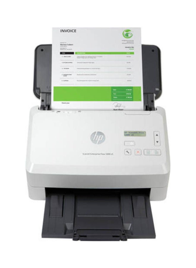 HP ماسح ضوئي سكان جيت إنتربريس فلو‎ 5000 S5 أبيض - Image 2