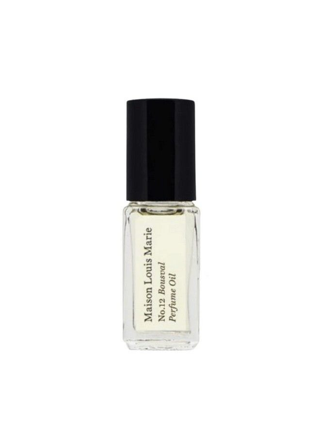 Maison Louis Marie - No.12 Bousval Natural Rollon Perfume Oil Sample | Luxury Clean Beauty + Nontoxic Fragrance (0.1 Fl Oz | 3 Ml) - Image 1