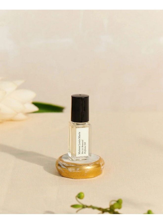 Maison Louis Marie - No.12 Bousval Natural Rollon Perfume Oil Sample | Luxury Clean Beauty + Nontoxic Fragrance (0.1 Fl Oz | 3 Ml) - Image 1
