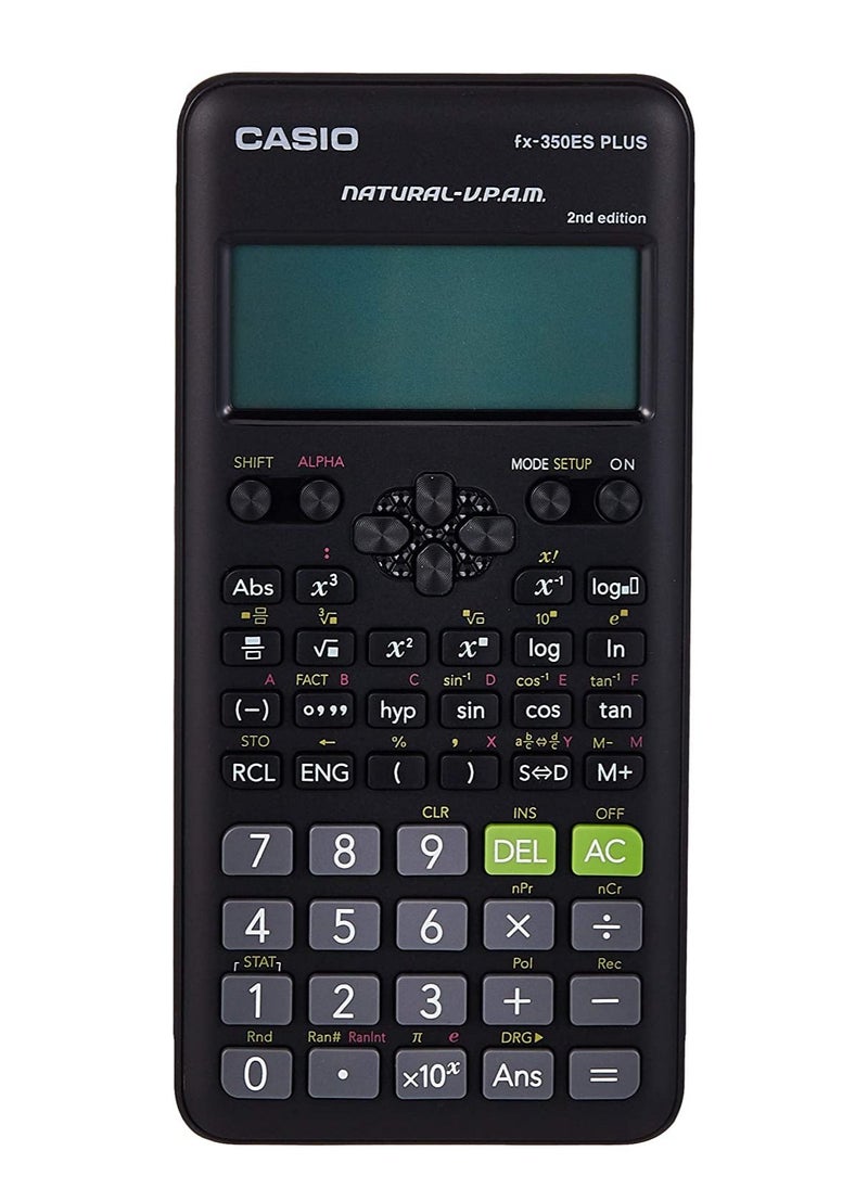 CASIO - Fx-350ES Plus Scientific Calculator With Natural Textbook Display - Image 1