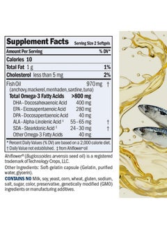 Andrew Lessman Andrew Lessman Essential Omega-3 Unflavored - 60 Softgels - Ultra-Pure, High Potency Omega-3 Oils. High DHA, No Stomach Upset, No Contaminants, No Mercury. Small Easy to Swallow Softgels  - Image 2