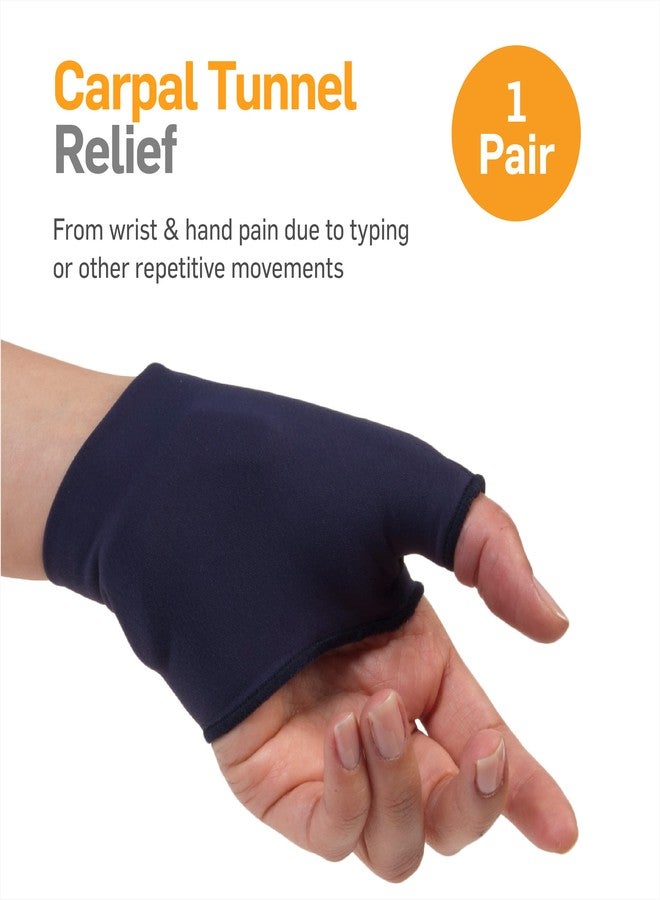 NatraCure Computer Gloves (Carpal Tunnel Relief) Size: Medium/Large - One Pair (Reversible) - (For Wrist and Hand Pain Relief from Typing and Other Repetitive Movements) - Image 2