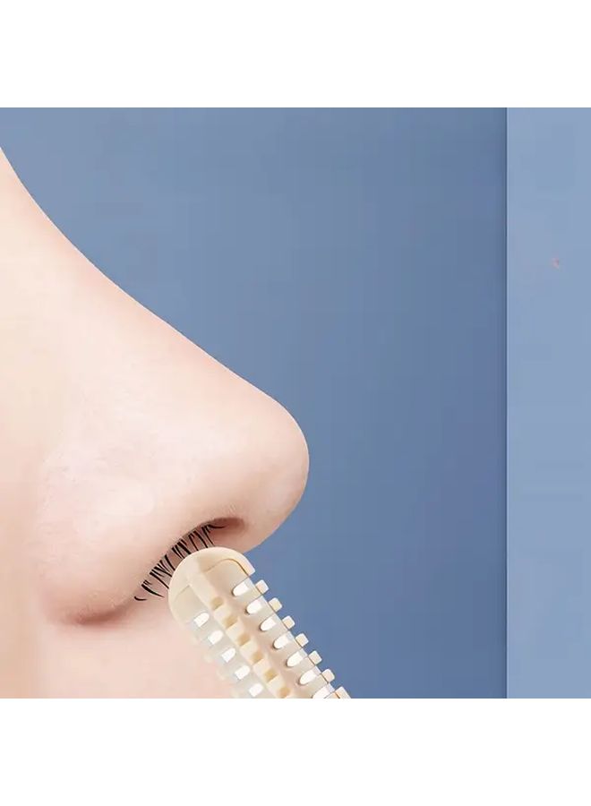 Dual Sided Nose Hair Trimmer Manual Grooming Tool for Easy Nose Ear Hair Removal Two Pack - Image 5