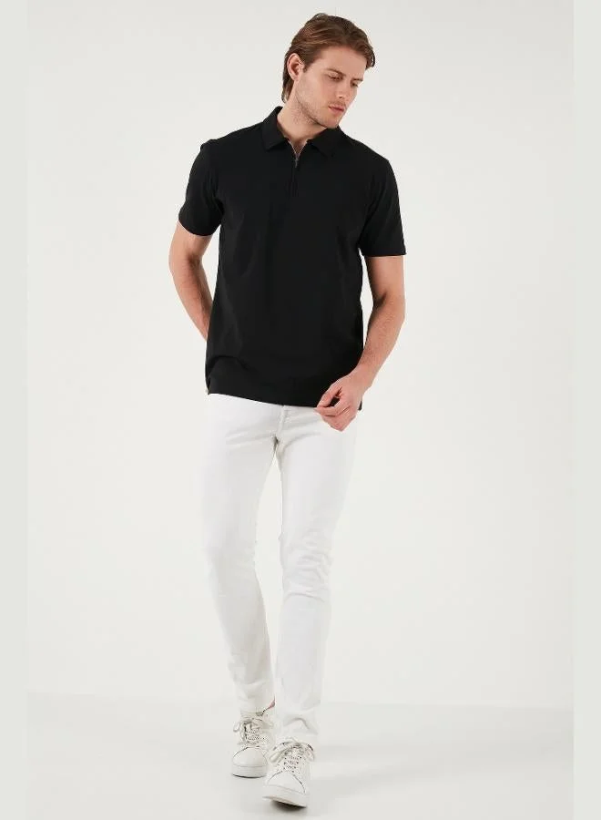 Buratti  Buratti Stretch Cotton Regular Fit Half Zipper 3-Pack Polo Collar T-Shirt Men's Polo Collar T-Shirt 5902972S3 for Men | Best Price UAE