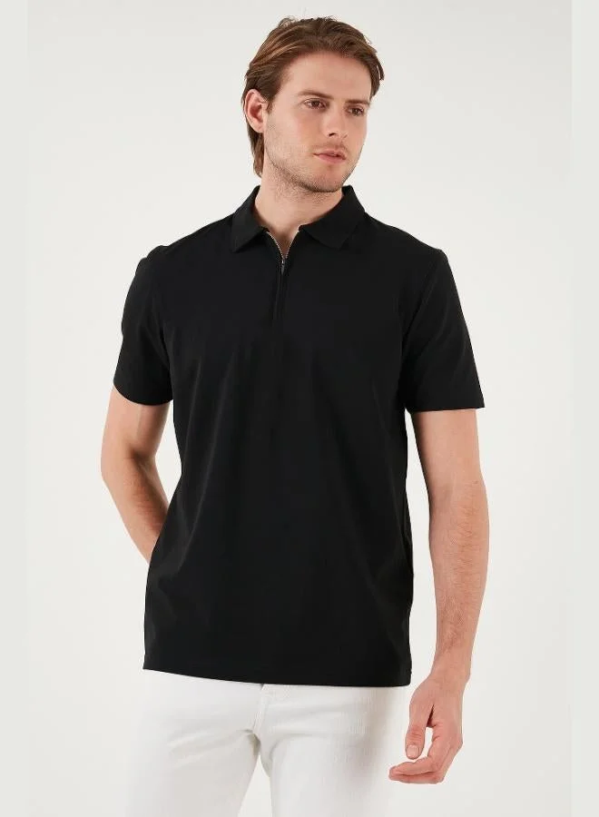 Buratti  Buratti Stretch Cotton Regular Fit Half Zipper 3-Pack Polo Collar T-Shirt Men's Polo Collar T-Shirt 5902972S3 for Men | Best Price UAE