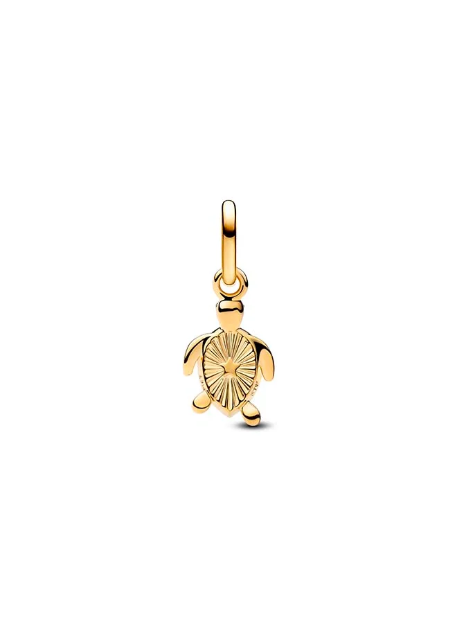 PANDORA Green Turtle Mini Dangle Charm