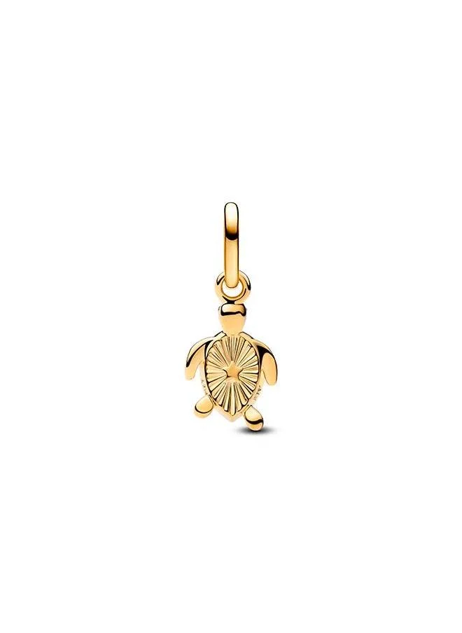 باندورا Green Turtle Mini Dangle Charm