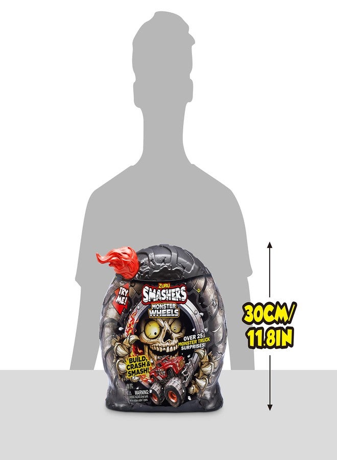ZURU SMASHERS Smashers Monster Wheels RED Flame Mystery Pack [Over 25 Monster Trucks Surprises!] - Image 5