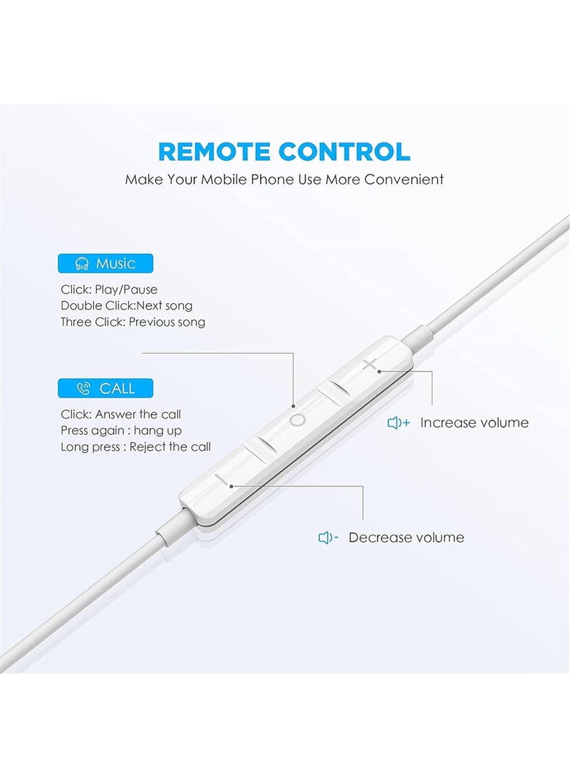 سماعات سلكية تايب سي Go-Des بصوت ستيريو مع مايك وتحكم بالصوت – سماعة أذن مريحة للأجهزة الداعمة Type-C – موديل GD-EP108' - Image 3