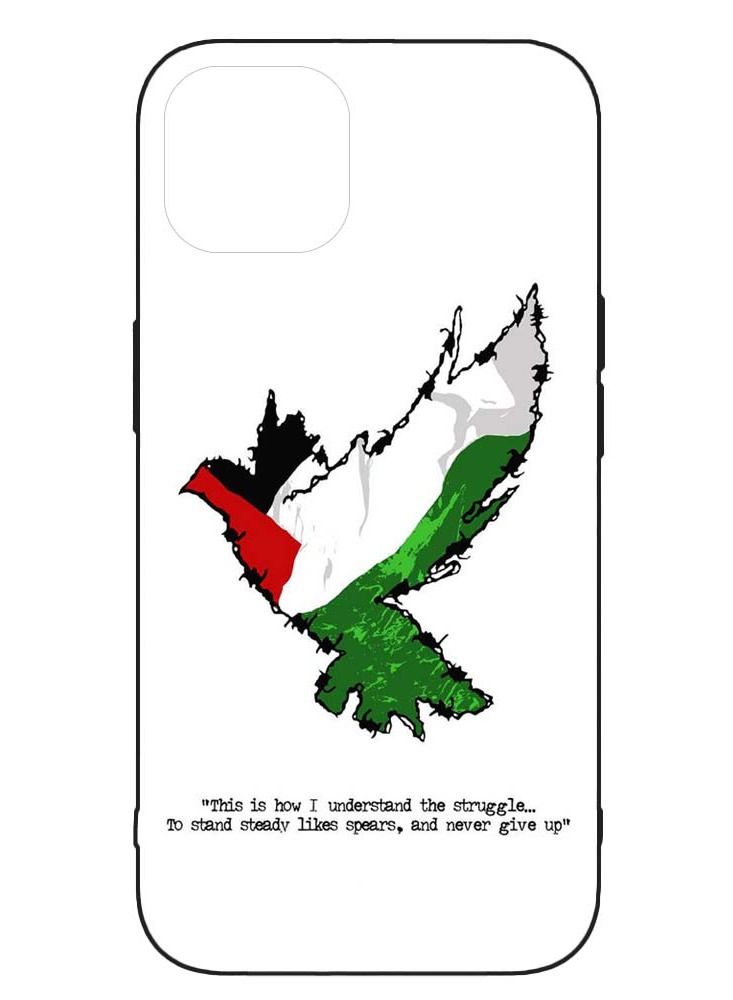 Service Zone Protective Printed Mobile Cover Uae National Day Free Bird With UAE Flag Colours For Apple iPhone 12 - Image 1