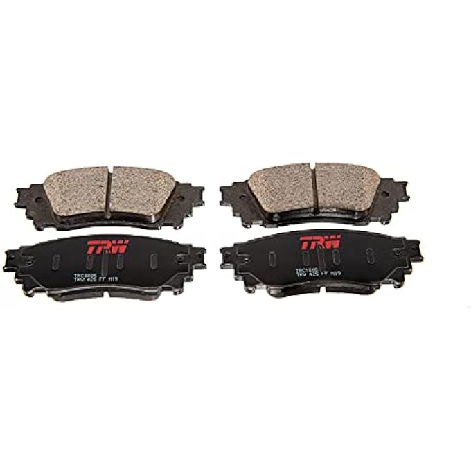 rayihni TRW Pro TRC1377 Disc Brake Pad Set For Ford Explorer 20112019 Rear And Other Applications - Image 3