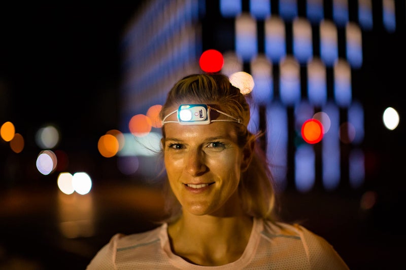 Petzl PETZL Bindi Headlamp - Ultra-Compact Rechargeable 200 Lumen Headlamp Designed for Everyday Athletic Activities - Emerald  - Image 4