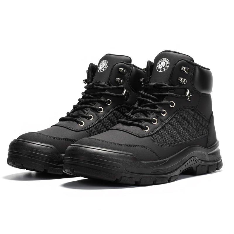 ANGRYRAM Steel Toe Boots for Men Women Slip Resistant Puncture Proof Work Boots for Men Lightweight Comfortable Steel Toe Work Shoes - Image 1