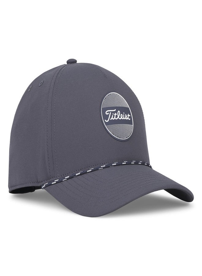 تيتليست قبعة غولف Titleist Boardwalk Rope، لون أزرق نيلي مغسول/أبيض - Image 2