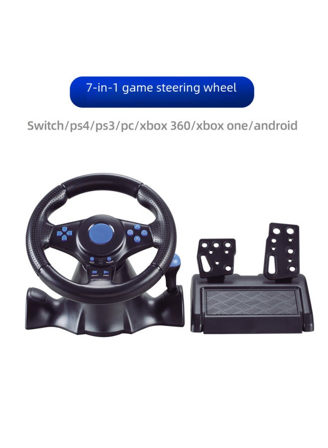 Racing Game Steering Wheel Handle For Switch/xbox/ps4/ps2/ps3/pc Digital Computer Game Controller-Product Color:7-in-one Game Steering Wheel - Image 5