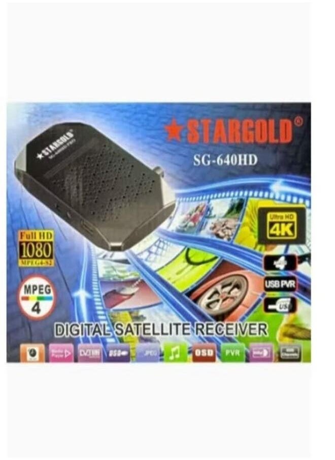 Stargold - 4K Ultra Hd Audio And Video Satellite Receiver Hd - Image 1