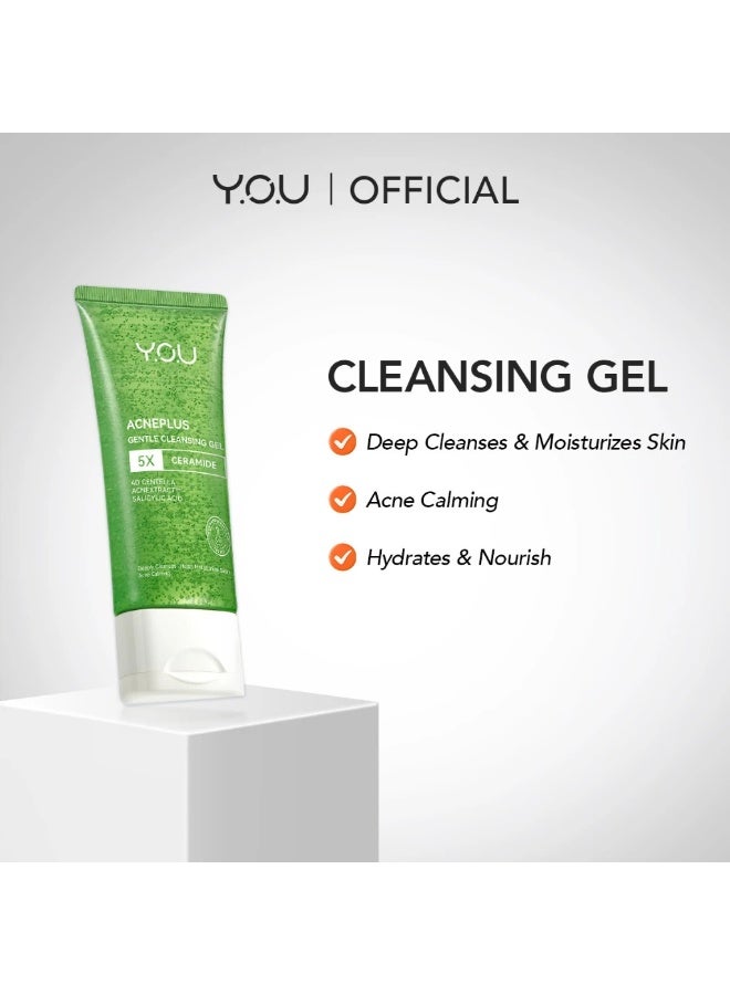 Y.O.U AcnePlus 4-Step Acne Care Routine | Gentle Cleansing Gel | 2% BHA Fight Acne Serum | B5 Barrier Moisturizer Gel | Spot Care Pro Serum - Image 5