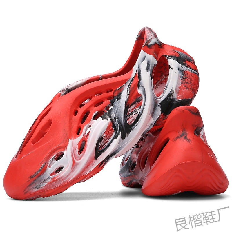 Jinjiang Big Factory Batch Camouflage Coconut Hole Shoes Parent-Child Roman Beach Shoes Casual Sandals Men'S Love - Image 3