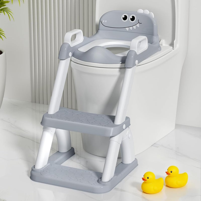 AJVV Potty Training Seat for Toddlers with Step Stool and Anti-Slip Pad - Image 1