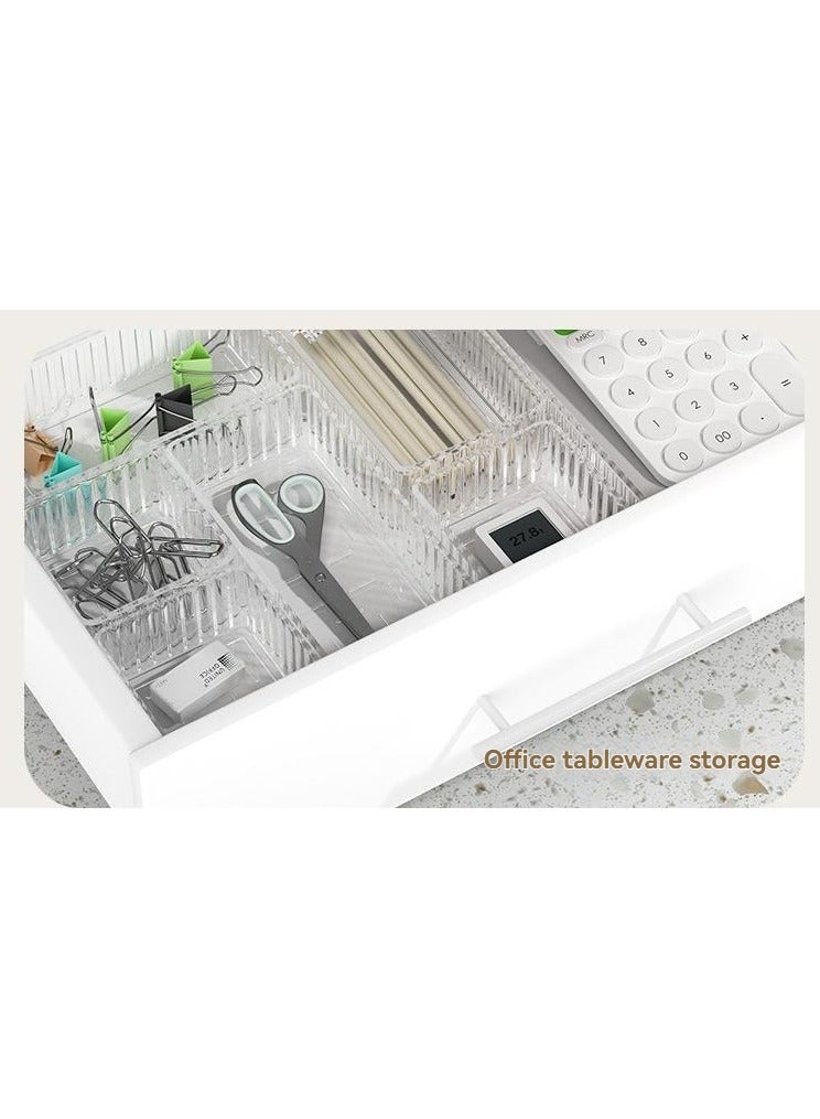 يمكن استخدام صندوق تخزين الأكريليك، صندوق تخزين سطح المكتب، صندوق الدرج، لتخزين مستحضرات التجميل، تخزين أدوات المطبخ، تخزين اللوازم المكتبية، إلخ. - Image 3