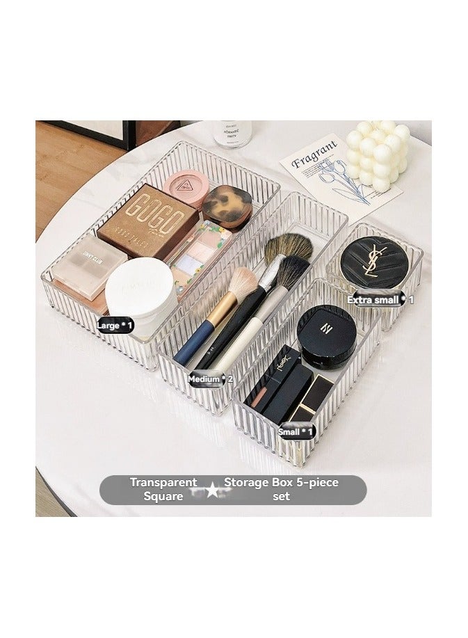 يمكن استخدام صندوق تخزين الأكريليك، صندوق تخزين سطح المكتب، صندوق الدرج، لتخزين مستحضرات التجميل، تخزين أدوات المطبخ، تخزين اللوازم المكتبية، إلخ. - Image 1