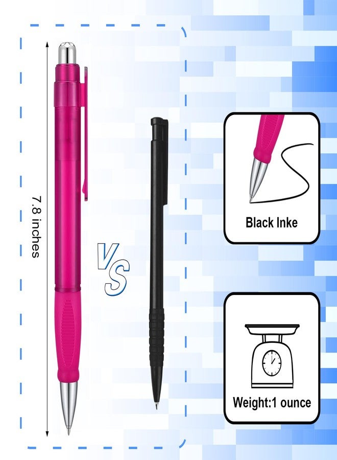 lyforx Big Pens Fat Pens Big Fat Pens - Enhanced Writing Stability for Arthritis and Elderly Easy Thick Grip 3pcs Magenta - Image 2