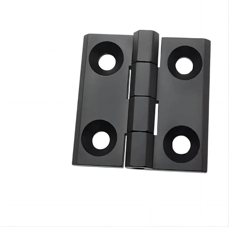 Black Zinc Alloy Industrial Container Corner Hinge 304 Stainless Steel 50x50mm Cabinet Hardware - Image 2