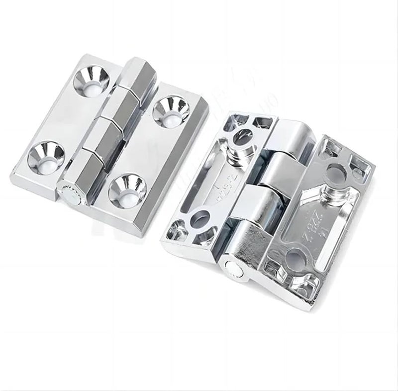 Black Zinc Alloy Industrial Container Corner Hinge 304 Stainless Steel 50x50mm Cabinet Hardware - Image 5