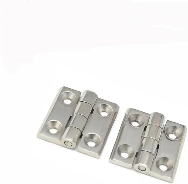 Black Zinc Alloy Industrial Container Corner Hinge 304 Stainless Steel 50x50mm Cabinet Hardware - Image 3