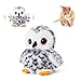 Potaroma Flapping Owl Cat Toys No Flying Lifelike Bird Chirp Rechargeable Touch Activated Kitten Toy Interactive Catnip Kicker Exercise Toys 40 for All Breeds - Image 3