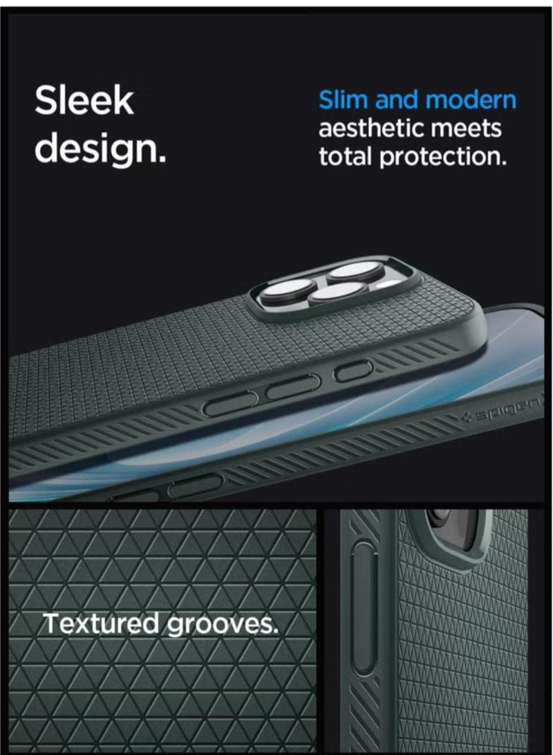 Spigen Liquid Air for iPhone 16 Pro Case Cover (2024) - Abyss Green - Image 3