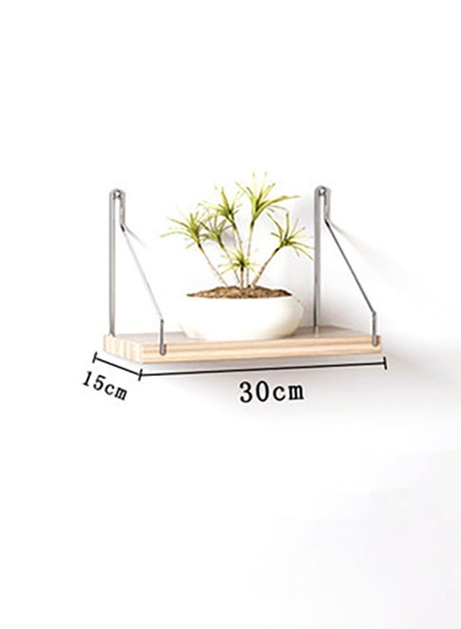 3-Piece Wall Floating Shelf,Wooden Wall Mounted Storage Shelf,Bedroom Kitchen Bookshelf,Easy to Install, Suitable for Storing Books/Vases Hanging Pictures/Food Cans(30+40+50cm)