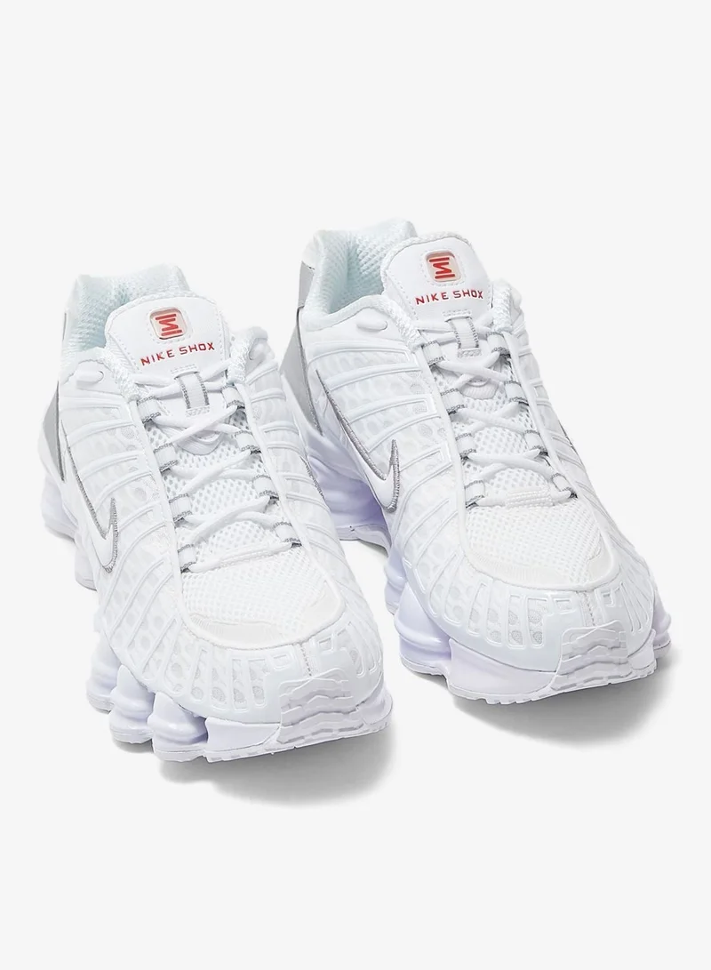 Nike White/White-Mtlc Silver-Max Orange NIKE SHOX TL for Men | Best Price UAE