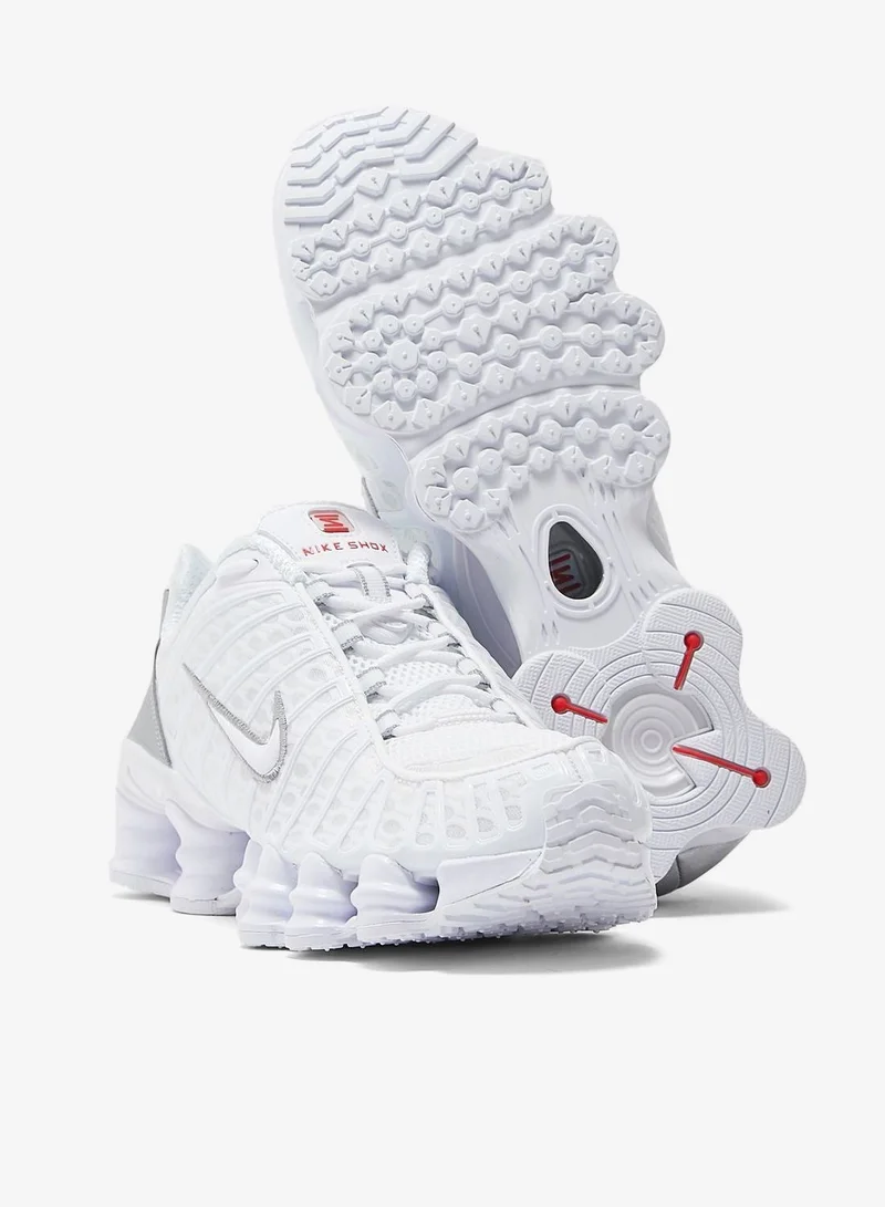 Nike White/White-Mtlc Silver-Max Orange NIKE SHOX TL for Men | Best Price UAE