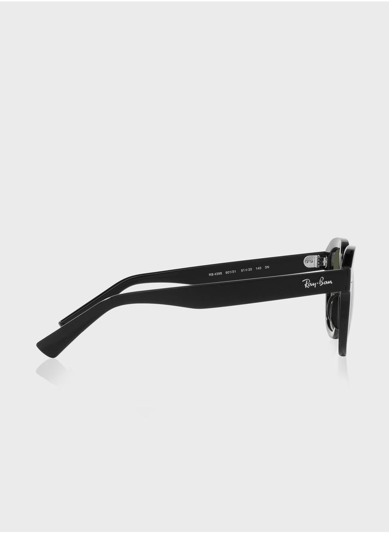 Ray-Ban - 0Rb4398 Erik Square Sunglasses - Image 1