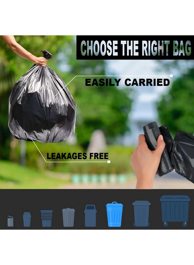 ELLA Ella Garbage Bags 30 x 37 Inches (Extra Large) 60 Bags 4 Rolls Black Color With Check Duster Cloth Free  - Image 2