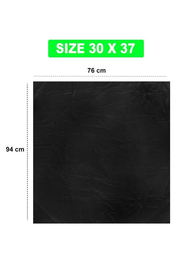 ELLA Ella Garbage Bags 30 x 37 Inches (Extra Large) 60 Bags 4 Rolls Black Color With Check Duster Cloth Free  - Image 4