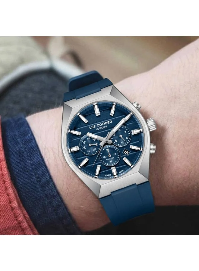 Lee Cooper  Men's Silicone MULTIFUNCTION Watch LC08388.399 - 41 mm for Men | Best Price UAE