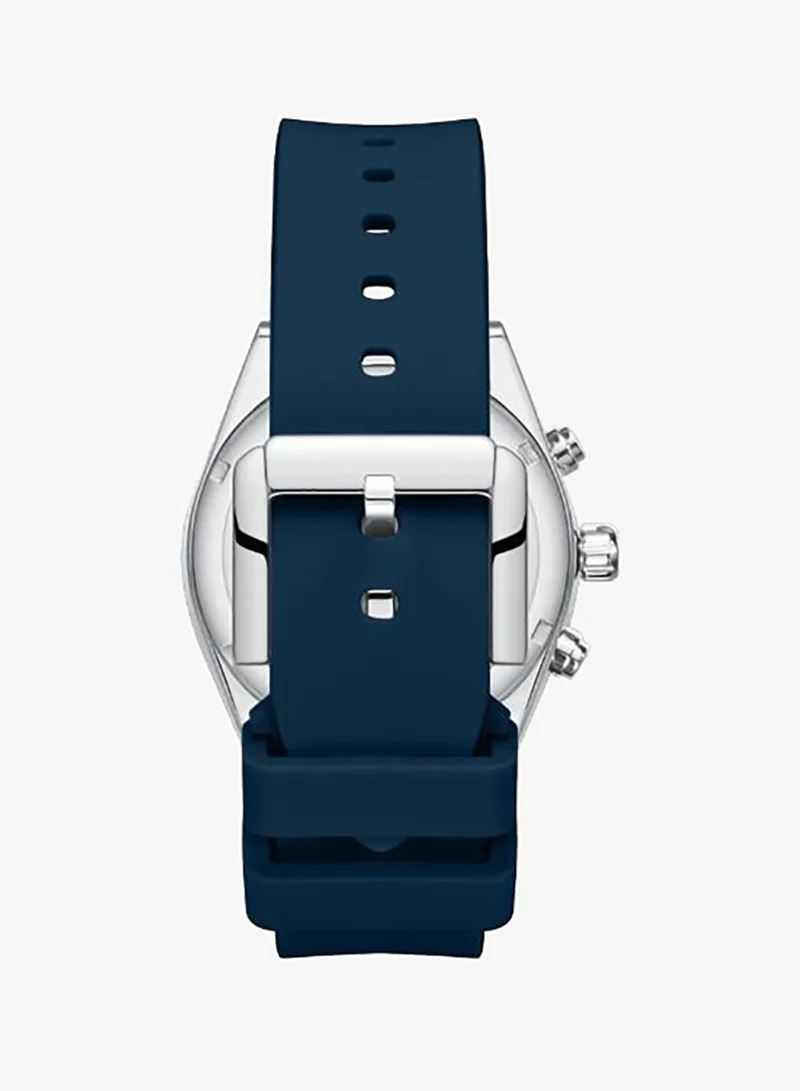 Lee Cooper Dark Blue Men's Silicone MULTIFUNCTION Watch LC08388.399 - 41 mm for Men | Best Price UAE