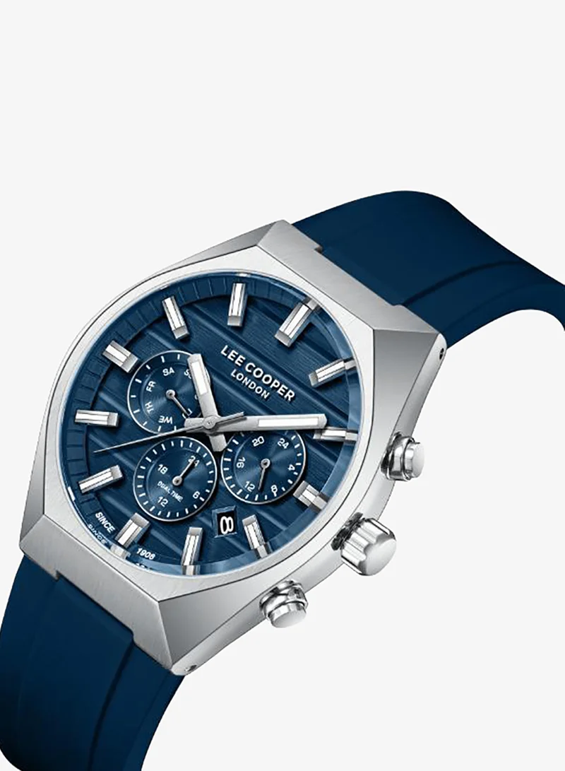 Lee Cooper Men's Silicone MULTIFUNCTION Watch LC08388.399 - 41 mm