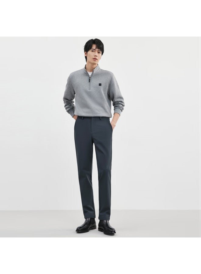 Septwolves Seven Wolves Men's Winter Thermal Lava Composite Gray Fleece Lined Anti-static Casual Pants - Image 2