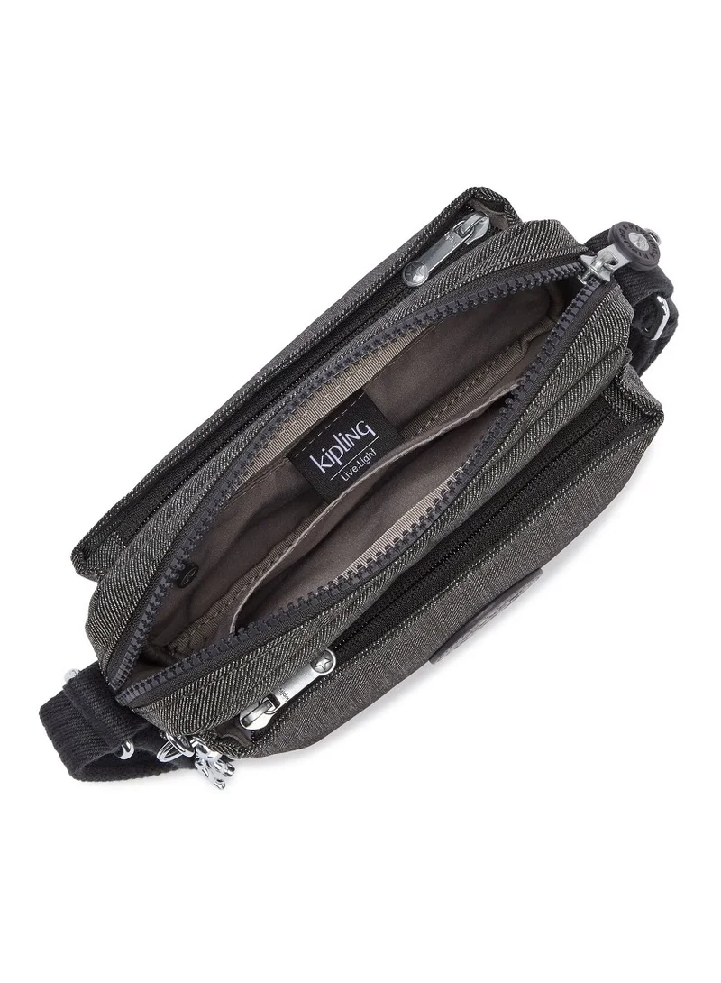 كيبلينغ Abanu Small crossbody Black Peppery