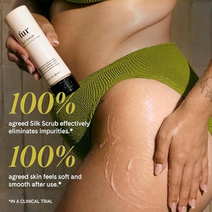 Fur Silk Scrub: Premium KP Bump Eraser - Powerful Exfoliating & Resurfacing Scrub to Smooth and Hydrate Skin While Preventing Ingrown Hairs with Natural Oils and AHAs - 6 Fl oz. - Image 4
